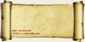 Isak Dimitrijević vizit kartica